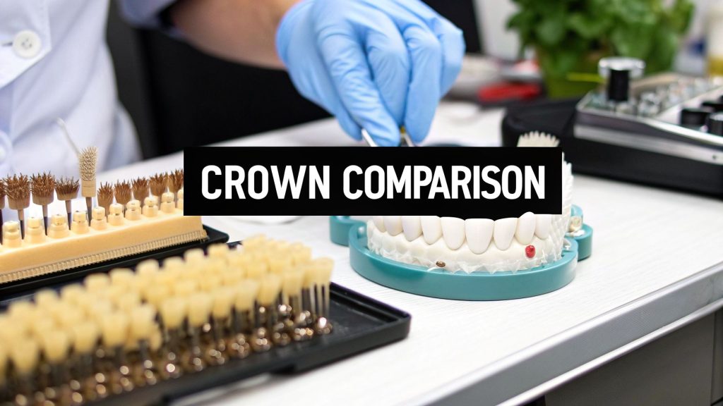 Dental Crown Materials Comparison Dental Crowns 1024x576