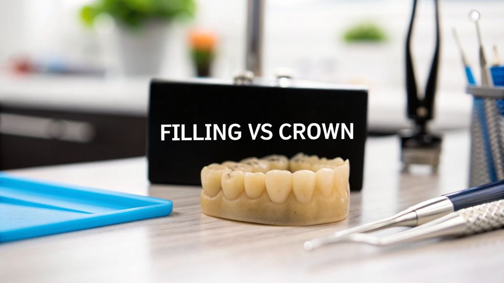 Difference Between Filling And Crown Dental Comparison 1024x576