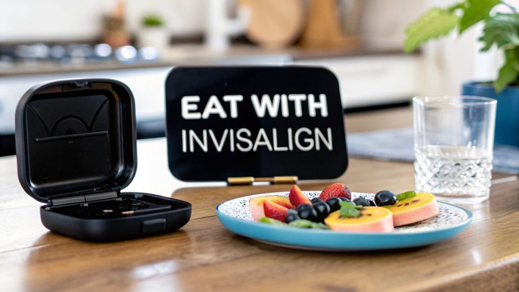 How To Eat With Invisalign Invisalign Eating 1024x576