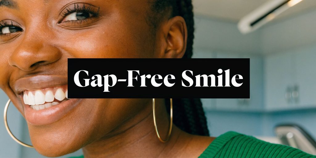 How To Fix Gaps In Teeth Without Braces Smiling Woman 1024x512