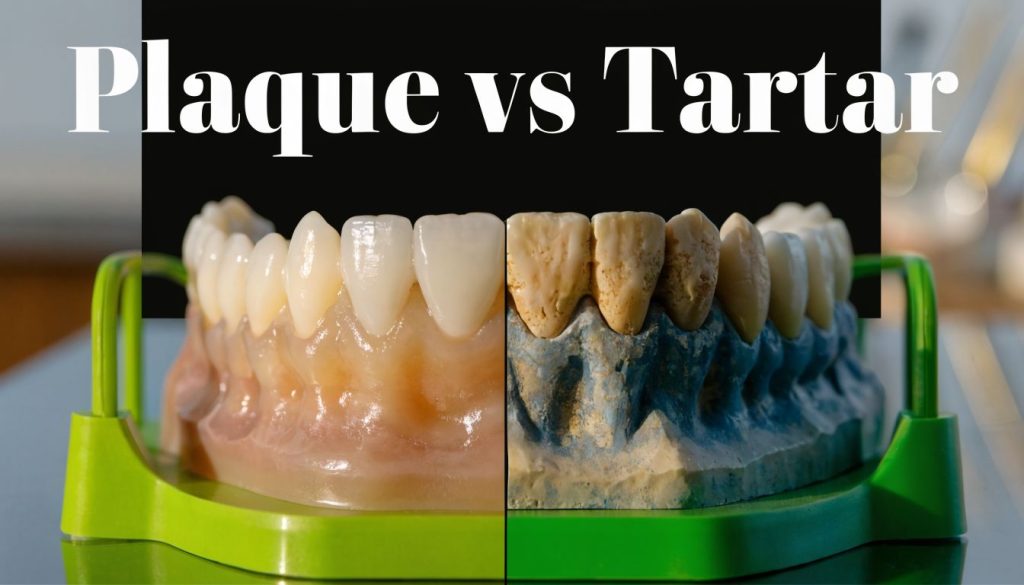 What Is The Difference Between Plaque And Tartar Dental Model 1024x585