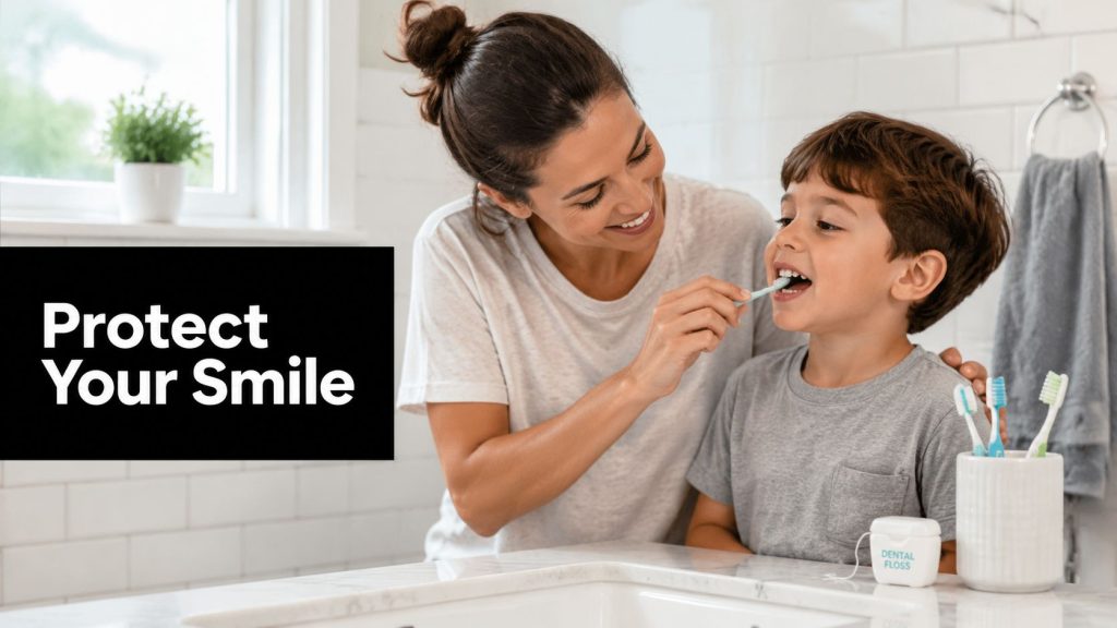 Oral Hygiene Best Practices Brushing Teeth 1024x576